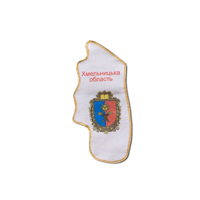 Map of Ukraine Bead Embroidery Magnet Kit "Khmelnitsky region"