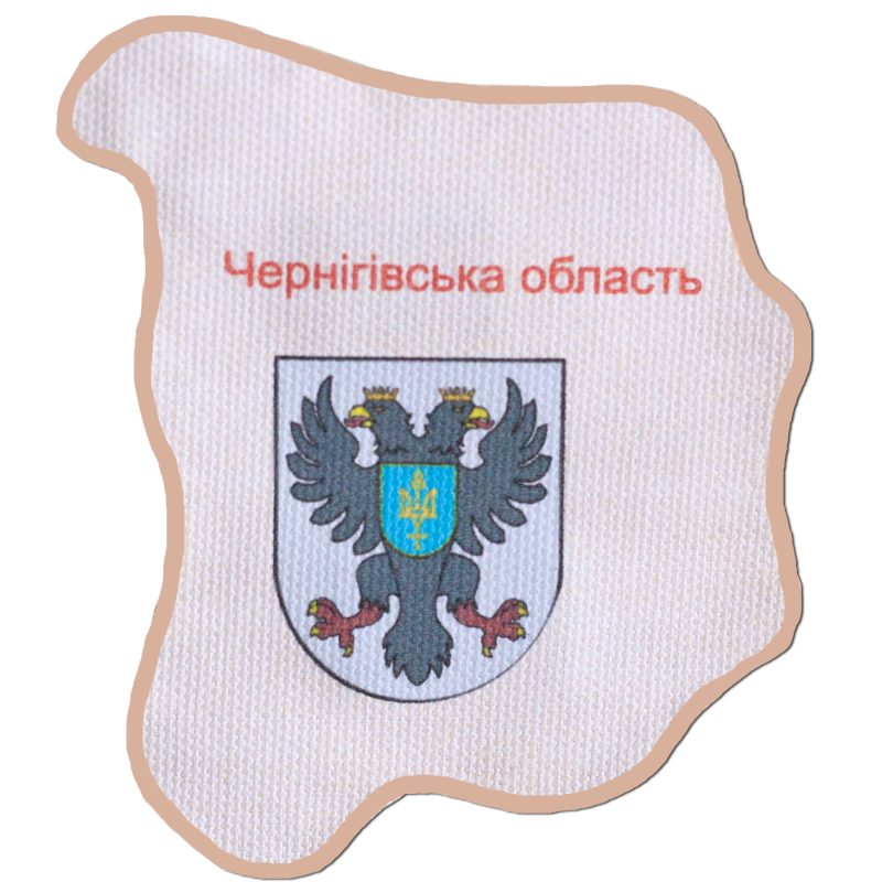 Map of Ukraine Bead Embroidery Magnet Kit "Chernihiv region"