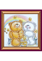 Mini Bead Embroidery Magnet Kit "Star shower – 1"