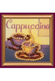 Mini Bead Embroidery Magnet Kit "Cappuccino"