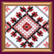 Mini Bead Embroidery Magnet Kit "Pattern – 2"