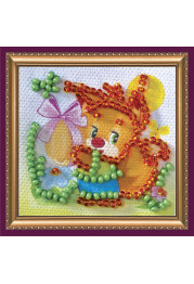Mini Bead Embroidery Magnet Kit "Squirrel"