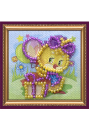 Mini Bead Embroidery Magnet Kit "Small sun"