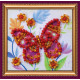 Mini Bead Embroidery Magnet Kit "Flying flower"