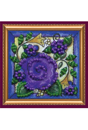 Mini Bead Embroidery Magnet Kit "Flower carpet"