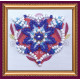 Mini Bead Embroidery Magnet Kit "Love symbol"