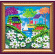 Mini Bead Embroidery Magnet Kit "Summer has come"