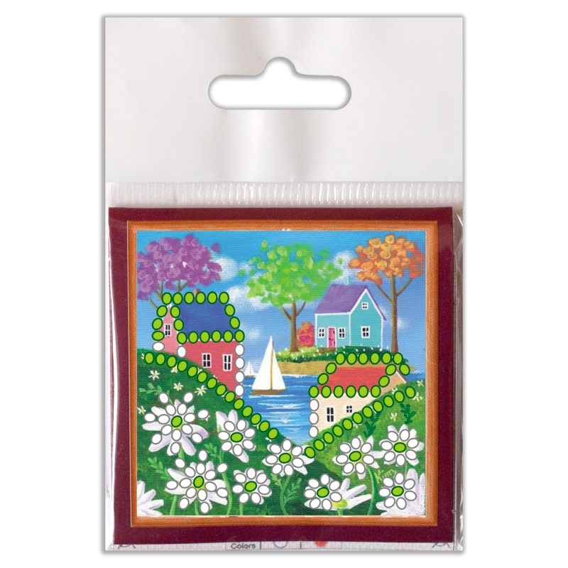 Mini Bead Embroidery Magnet Kit "Summer has come"