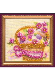 Mini Bead Embroidery Magnet Kit "Spring gift"