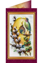 Bead Embroidery Postcard Kit "Easter – 7"