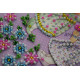 Bead Embroidery Postcard Kit "Happy Birthday – 2"
