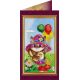 Bead Embroidery Postcard Kit "Happy Birthday – 3"