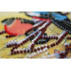 Bead Embroidery Postcard Kit "Happy New Year – 2"