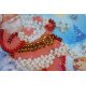 Bead Embroidery Postcard Kit "Happy New Year – 4"