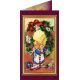 Bead Embroidery Postcard Kit "Merry Christmas – 1"