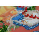 Bead Embroidery Postcard Kit "Merry Christmas – 1"