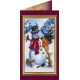 Bead Embroidery Postcard Kit "Merry Christmas – 2"