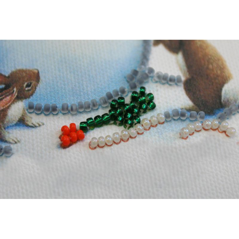 Bead Embroidery Postcard Kit "Merry Christmas – 2"