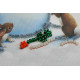 Bead Embroidery Postcard Kit "Merry Christmas – 2"