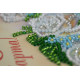 Bead Embroidery Postcard Kit "Happy 8th of March (Women's Day) – 1"