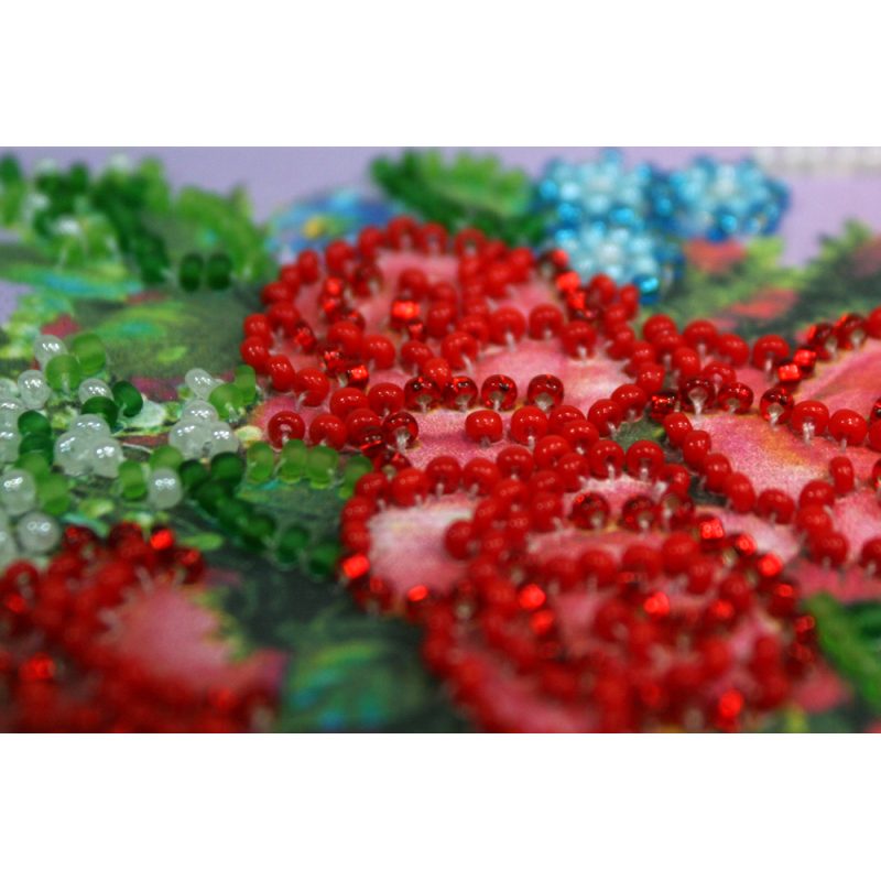 Bead Embroidery Postcard Kit "Happy 8th of March (Women's Day) – 5"