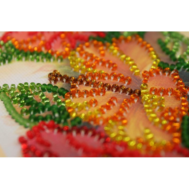 Bead Embroidery Postcard Kit "Happy 8th of March (Women's Day) – 7"