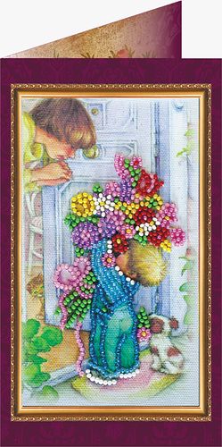 Набір-листівка для вишивання бісером "Матусі-1"