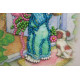 Bead Embroidery Postcard Kit "Dear Mama – 2"