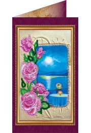 Bead Embroidery Postcard Kit "South night – 1"