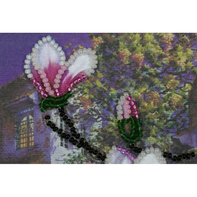 Bead Embroidery Postcard Kit "South night – 3"
