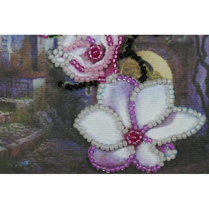 Bead Embroidery Postcard Kit "South night – 3"