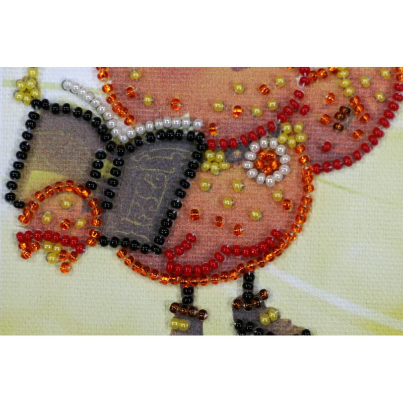 Bead Embroidery Postcard Kit "Best teacher – 1"