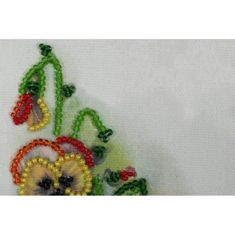 Bead Embroidery Postcard Kit "Happy Anniversary – 2"