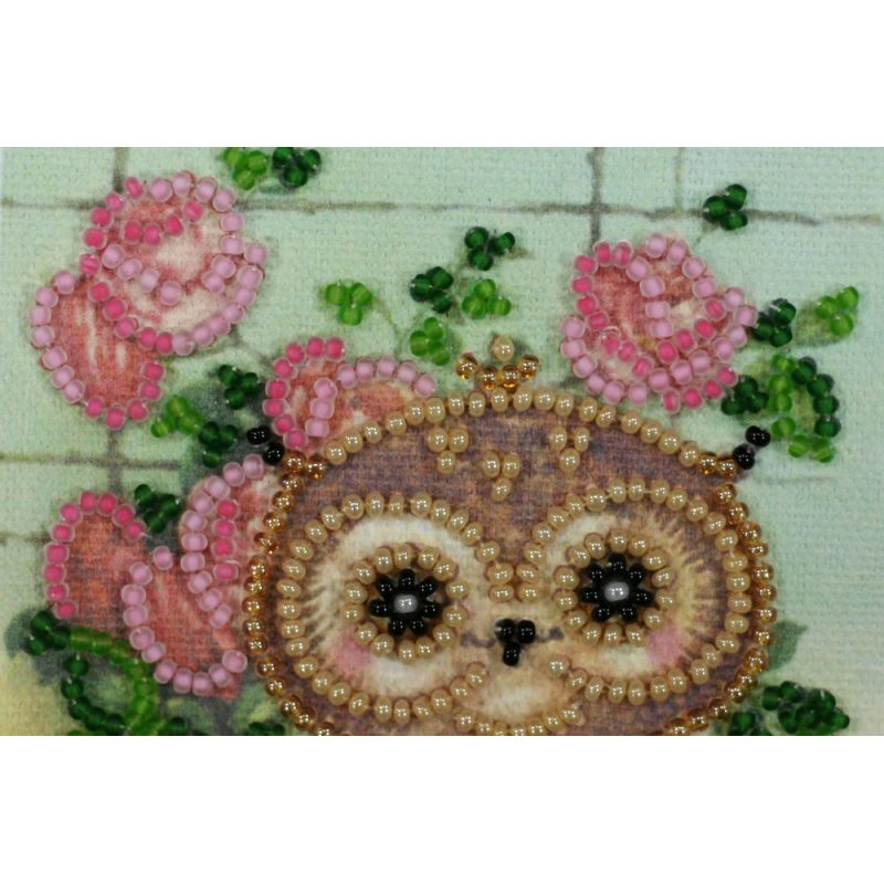 Bead Embroidery Postcard Kit "Best doctor – 2"
