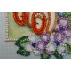 Bead Embroidery Postcard Kit "Teddy bear - 2"