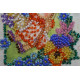 Bead Embroidery Postcard Kit "Happy family"