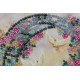 Bead Embroidery Postcard Kit "Happy Wedding – 3"