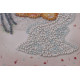 Bead Embroidery Postcard Kit "Happy Wedding – 5"