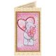 Bead Embroidery Postcard Kit "With love – 3"