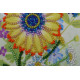 Bead Embroidery Postcard Kit "Festive bunch of flowers"