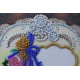 Bead Embroidery Postcard Kit "A present for the darling"