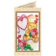 Bead Embroidery Postcard Kit "Teddy bear"