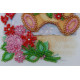 Bead Embroidery Postcard Kit "Teddy bear"