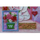 Bead Embroidery Postcard Kit "Pussycat"