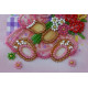 Bead Embroidery Postcard Kit "Playdate"