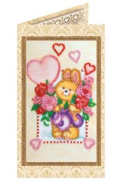 Bead Embroidery Postcard Kit "Sundog"