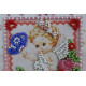 Bead Embroidery Postcard Kit "Gentle angel"