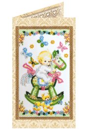 Bead Embroidery Postcard Kit "Sonny"