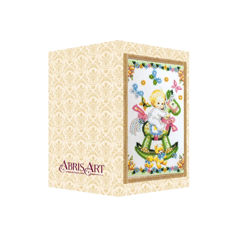 Bead Embroidery Postcard Kit "Sonny"