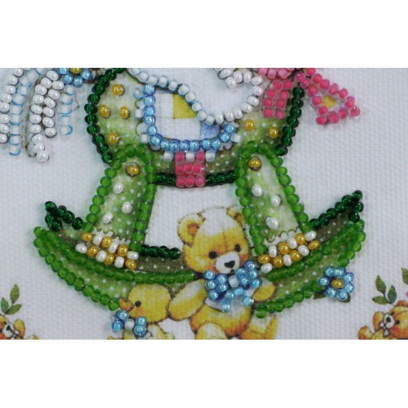 Bead Embroidery Postcard Kit "Sonny"